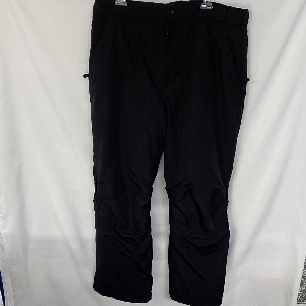 Land's End Men's Black Snow Pants Size L 36-38